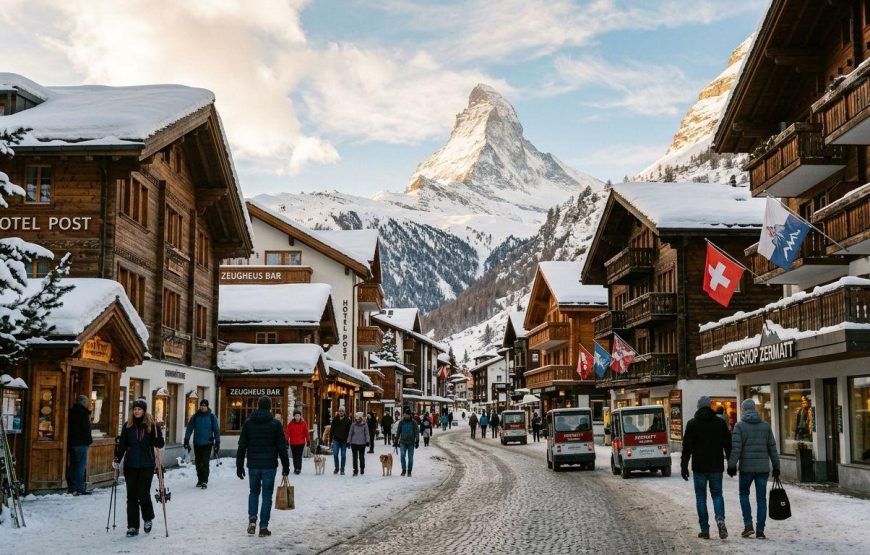 Zermatt Turu 2026 – İsveçrənin Möhtəşəm Alp Kurortu 🏔️❄️